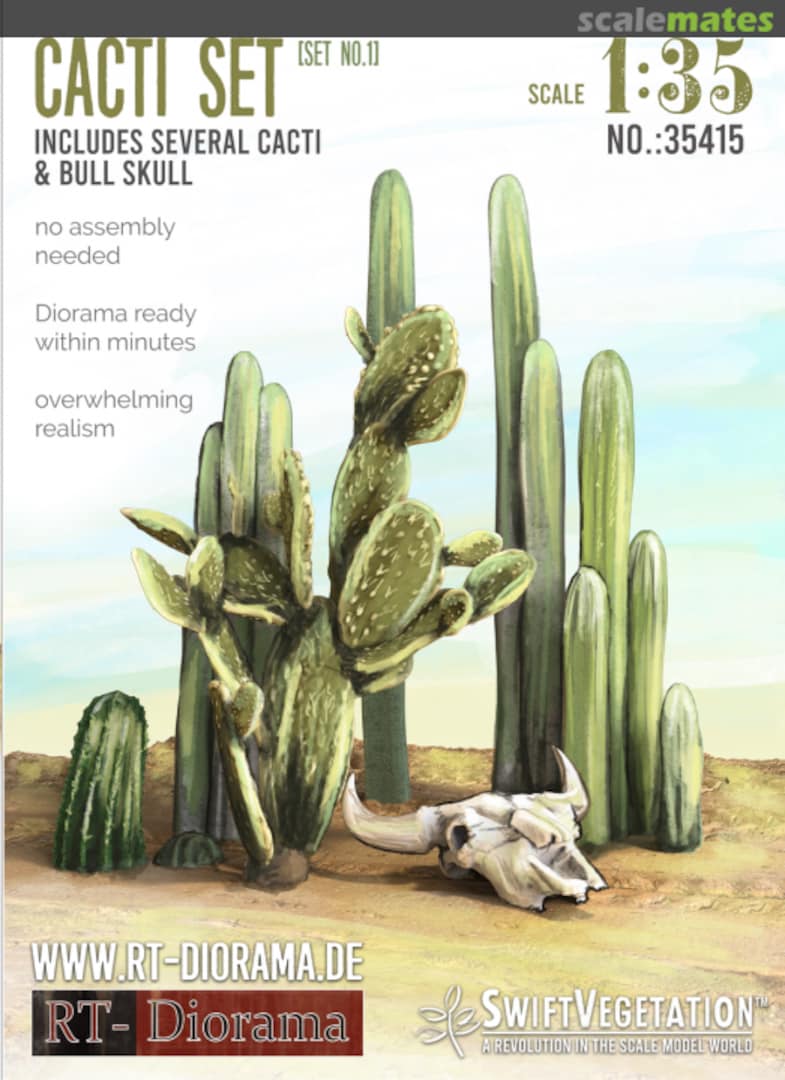 Boxart Cacti Set #1 35415 RT-Diorama Boxart Cacti Set #1 35415 RT-Diorama