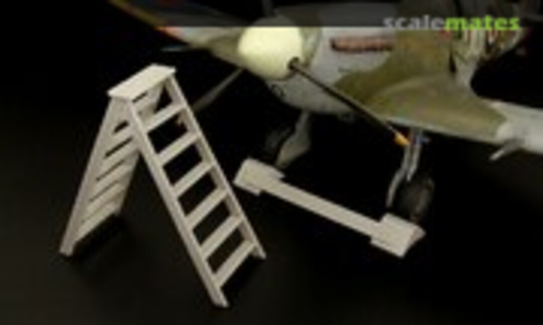 1:32 British wheel chock + ladder (Brengun BRL32009)