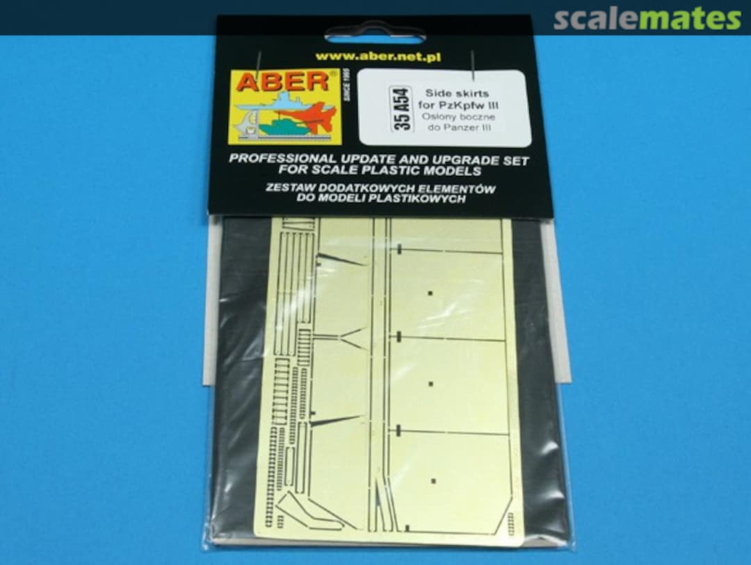 Boxart Side Skirts for Pz.Kpfw. III, Ausf. M/N 35A054 Aber