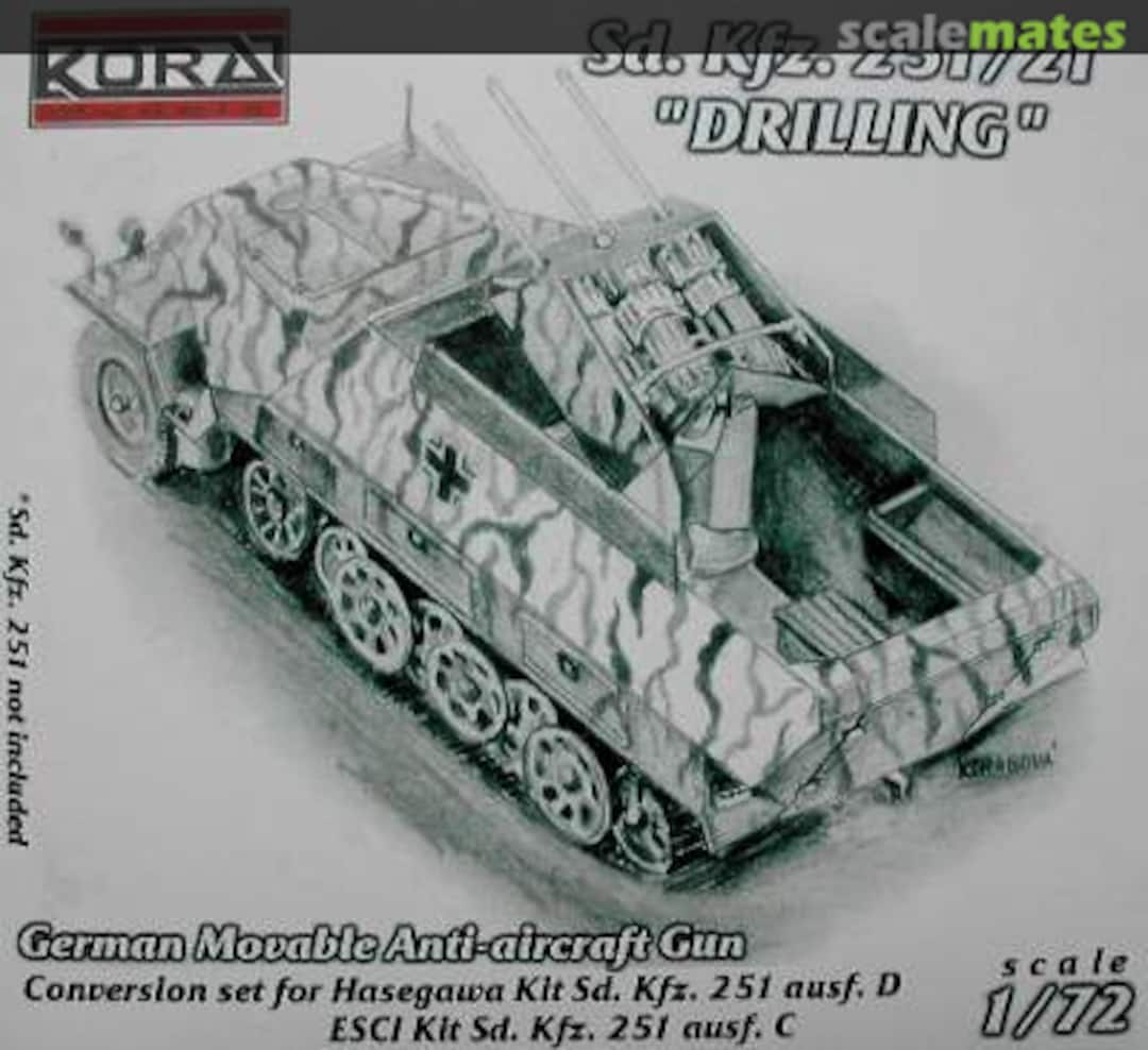 Boxart Sd. Kfz. 251/21 "DRILLING" AC7205 Kora Models Boxart Sd. Kfz. 251/21 "DRILLING" AC7205 Kora Models