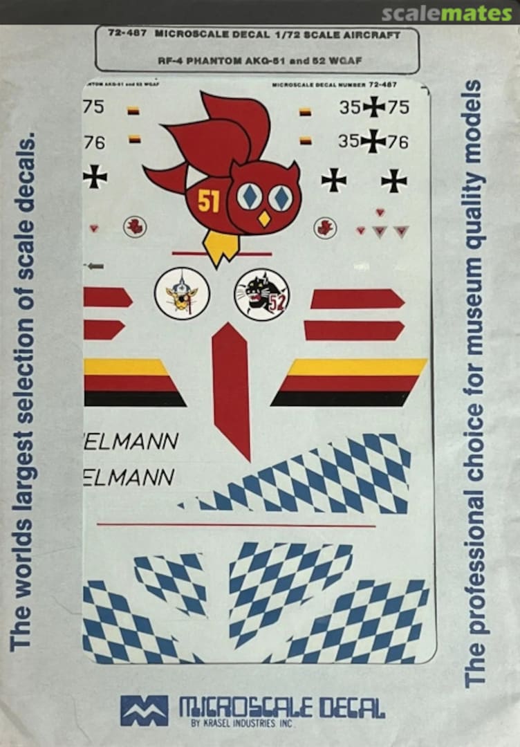 Boxart RF-4 Phantom 72-487 Microscale