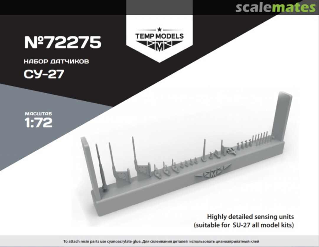 Contents Set of Sensors Su-27 72275 Tempmodels Contents Set of Sensors Su-27 72275 Tempmodels
