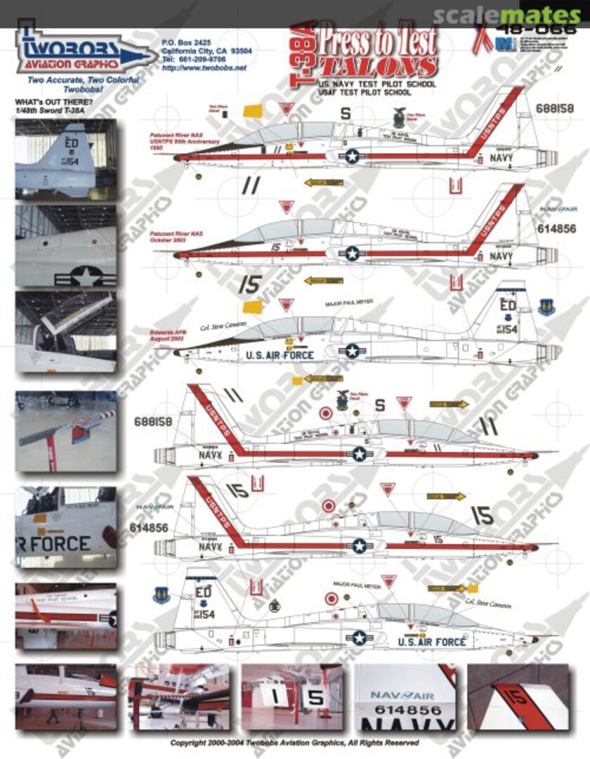Boxart Press to Test Talons 48-066 TwoBobs Aviation Graphics Boxart Press to Test Talons 48-066 TwoBobs Aviation Graphics