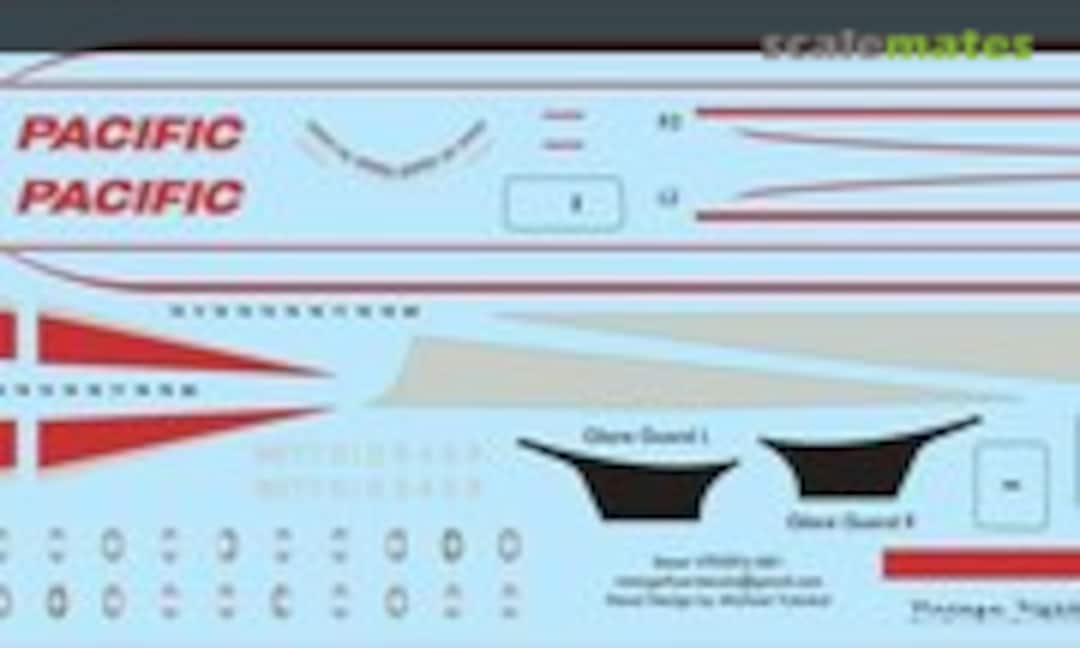 1:144 F-27 Pacific (64) (Vintage Flyer Decals VFD144-081) VFD144-081