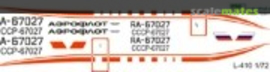 1:72 L-410 (Pas Decals PAS-7201) PAS-7201