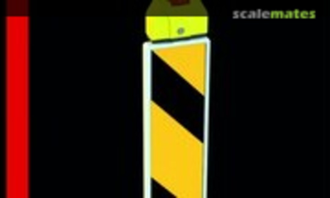 1:24 Road Construction Signs (5pcs - yellow markings) (MAiM MAIM24205) MAIM24205