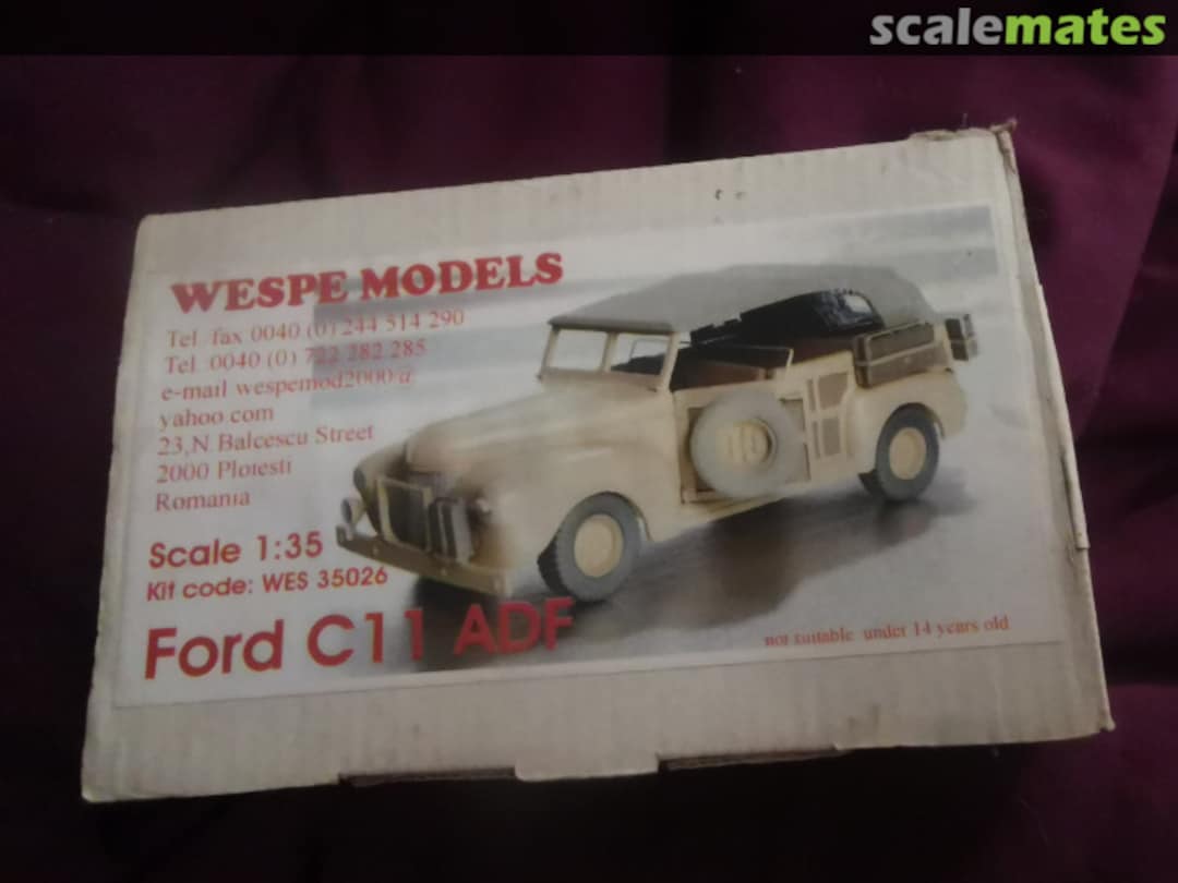 Boxart Ford C11 ADF wes 35026 Wespe Models Boxart Ford C11 ADF wes 35026 Wespe Models