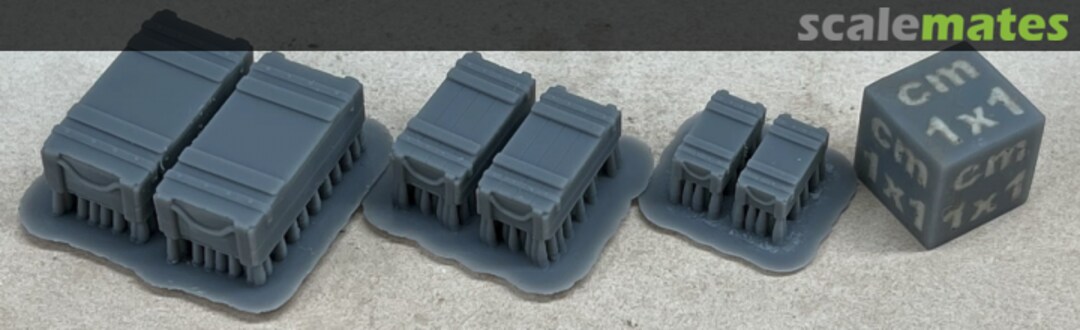 Boxart Simple wooden boxes - type 2 - 2 pieces 72040527 EMP3d