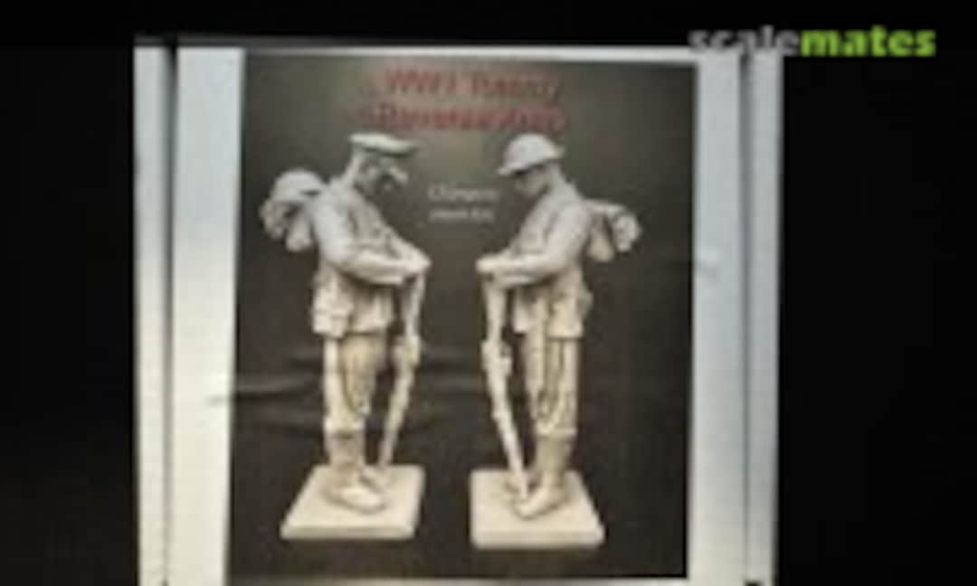 120mm WW1 Tommy Reverse Arms (Mitches Military Models 120mm ww1 reverse arms) 120mm ww1 reverse arms