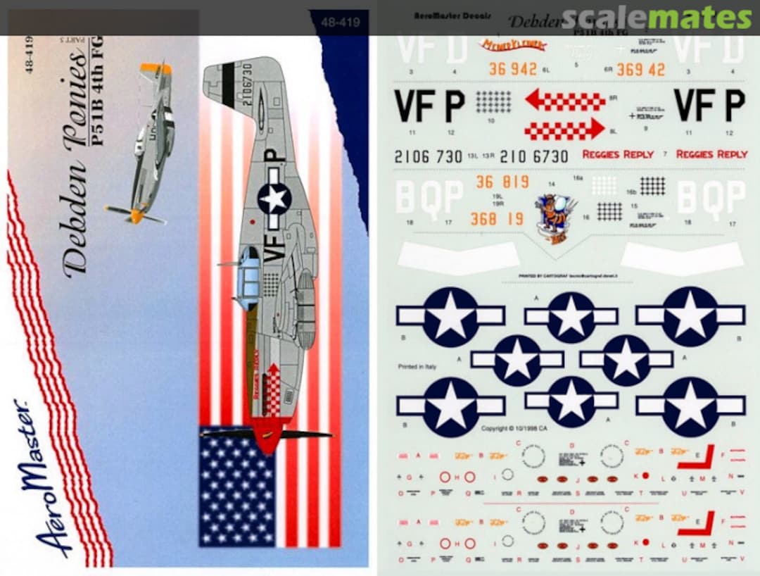 Boxart Debden Ponies Part 3 48-419 AeroMaster Boxart Debden Ponies Part 3 48-419 AeroMaster