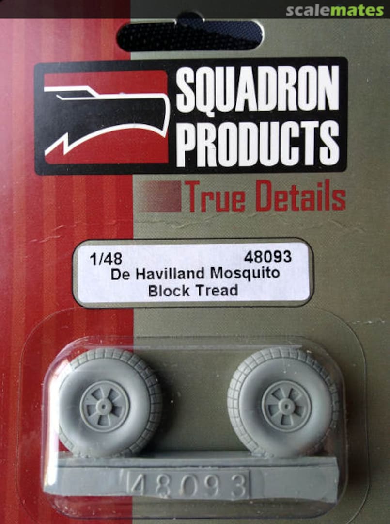 Boxart Mosquito (Early) Block Tread Wheel Set 48093 True Details