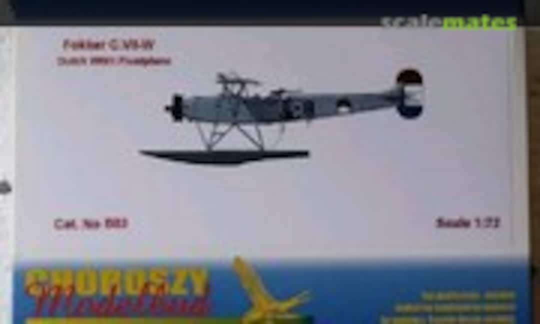 1:72 Fokker C.VII-W Dutch WWII floatplane (Choroszy Modelbud B03) B03