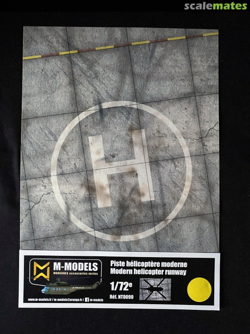 Boxart Piste hélicoptère moderne NT0090 M-Models Boxart Piste hélicoptère moderne NT0090 M-Models