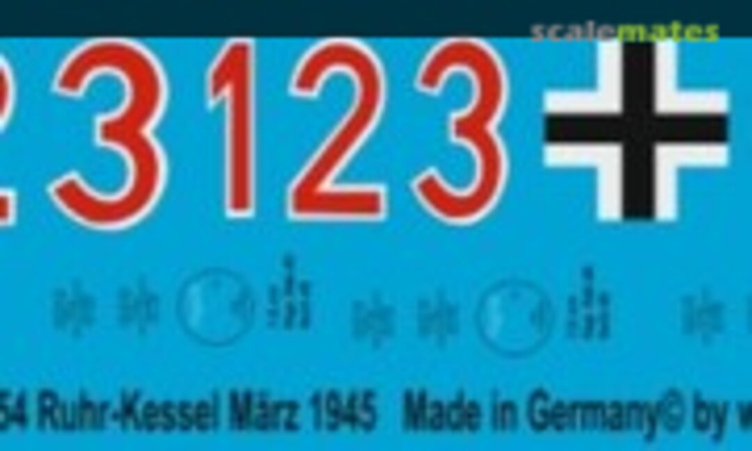 1:16 Jagdpanther 2.schw.Pz.Jäg.Abt 654 Grafenwöhr 1944 Hpt Lüders (Peddinghaus-Decals EP 1794) EP 1794