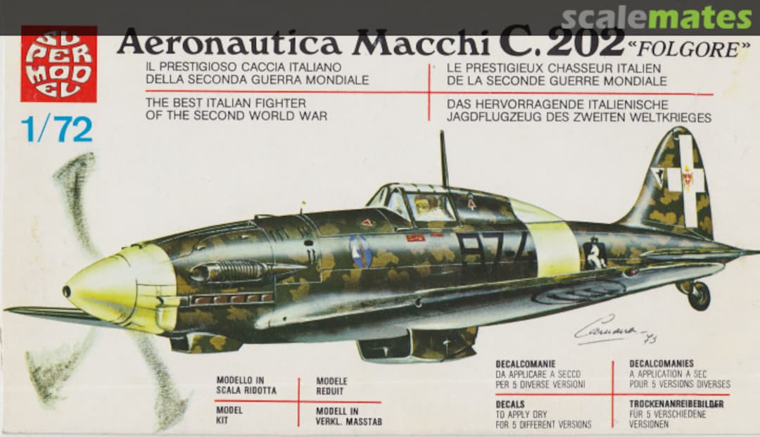 Boxart Aeronautica Macchi C.202 "Folgore" 010 Supermodel