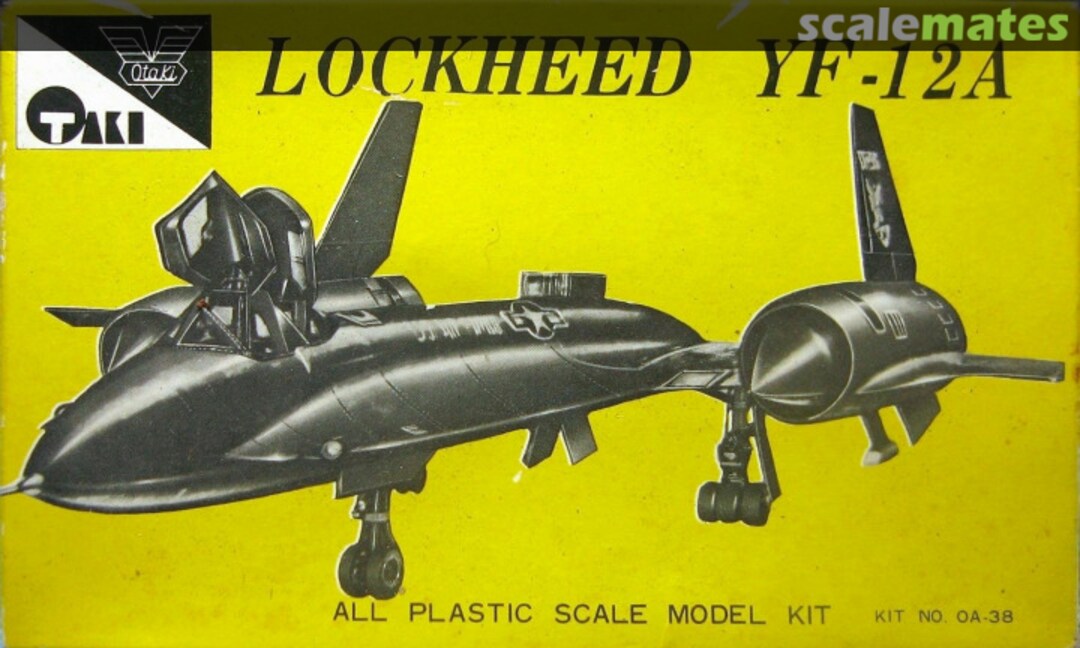 Boxart Lockheed YF-12A OA-38 Otaki Boxart Lockheed YF-12A OA-38 Otaki