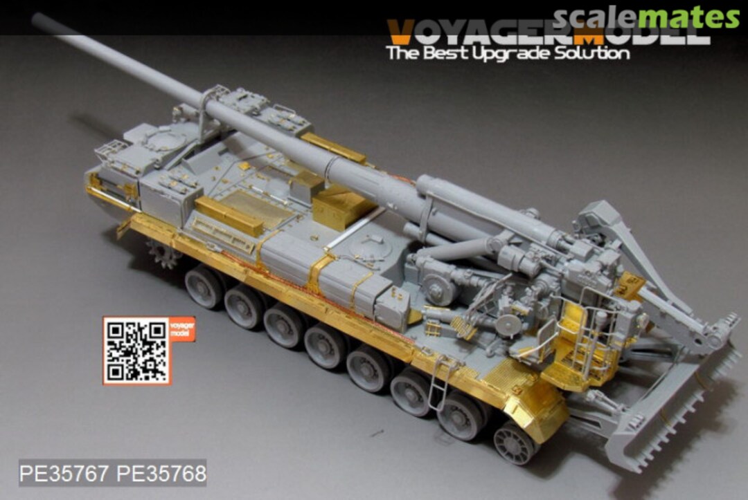 Boxart 2S7M Self-propelled Howitzer - Basic PE35767 Voyager Model Boxart 2S7M Self-propelled Howitzer - Basic PE35767 Voyager Model
