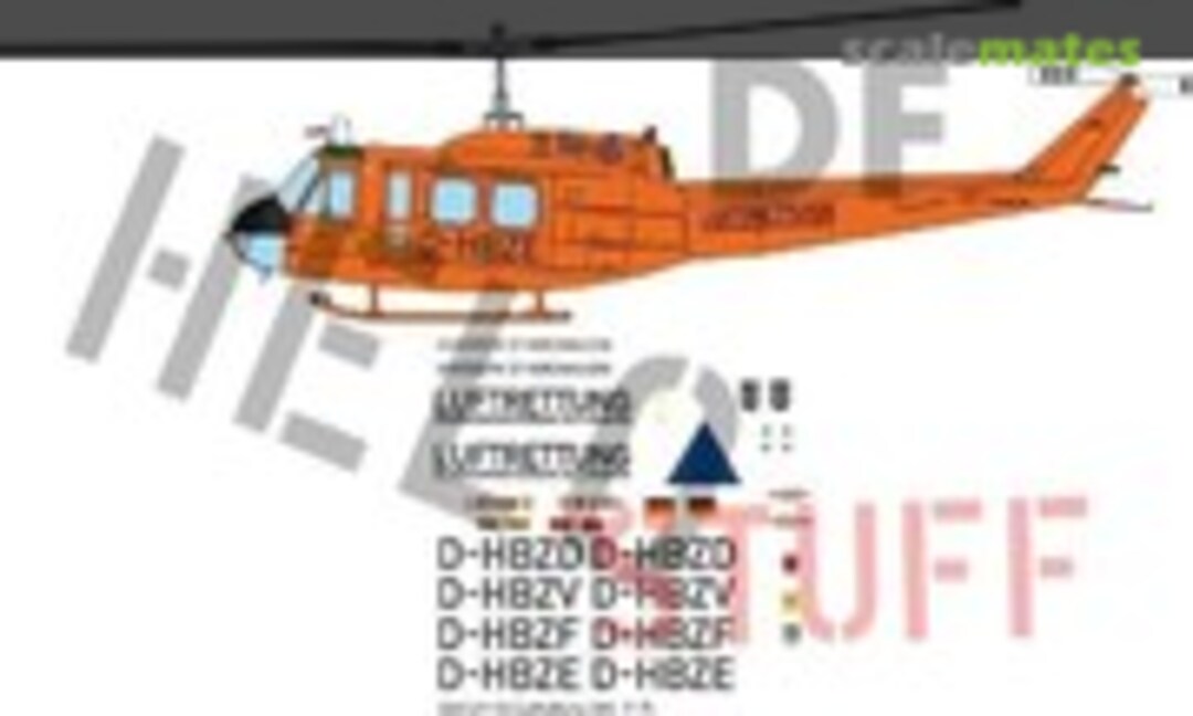 1:35 Bell UH-1D "Luftrettung Bundesministerium des Innern" (DF HeloStuff DF11035) DF11035