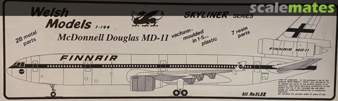 Boxart McDonnell Douglas MD-11 SL058 Welsh Models Boxart McDonnell Douglas MD-11 SL058 Welsh Models