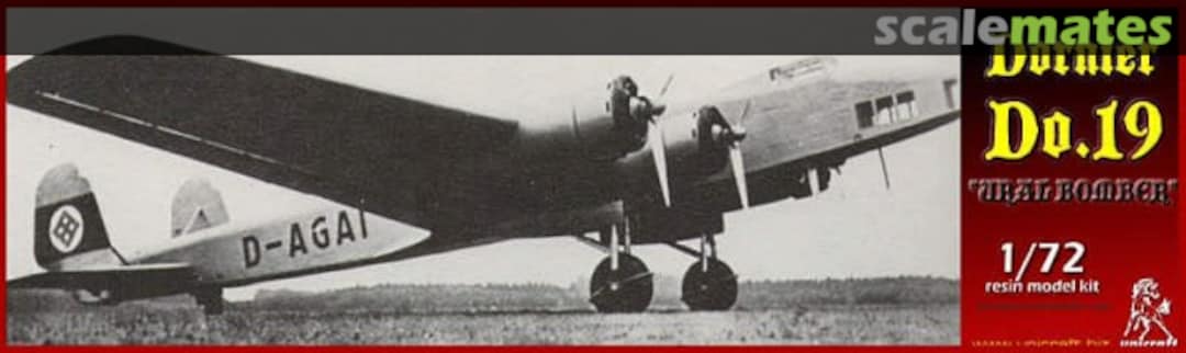 Boxart Dornier Do 19 7290 Unicraft Models Boxart Dornier Do 19 7290 Unicraft Models