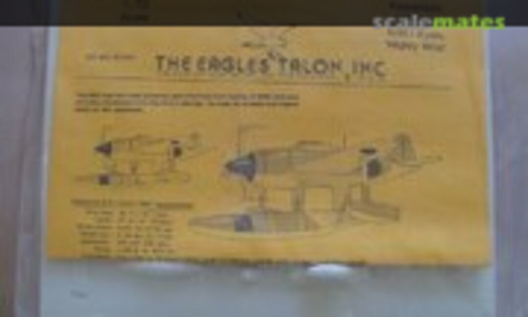 1:72 Kawanishi N1K1 Kyofu &quot;Rex&quot; (The Eagles Talon, Inc. ET123-84)
