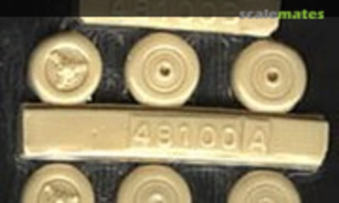 1:48 SR-71 Smooth Tread Wheel Set (True Details 48100) 48100