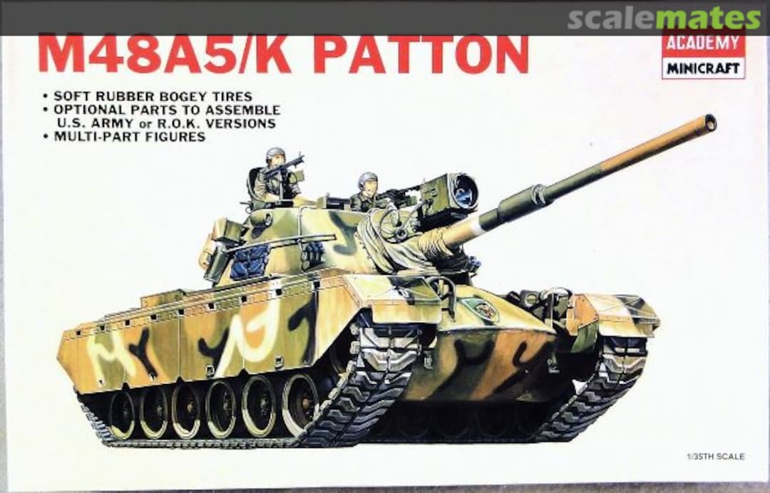 Boxart M48A5/K Patton 1355 Academy/Minicraft
