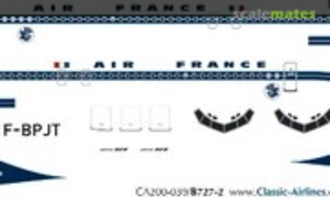 1:200 Air France (del) 727 (Classic Airlines CA200-039) CA200-039