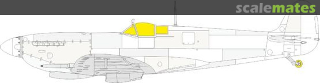 Boxart Spitfire Mk.IXc masks Tface LX008 Eduard Boxart Spitfire Mk.IXc masks Tface LX008 Eduard