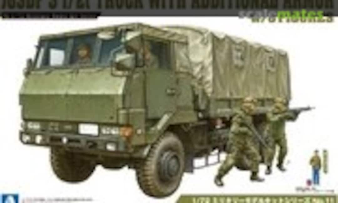1:72 JGSDF 3 1/2t Truck with Additional Armor w/6 Figures (Aoshima 012086)