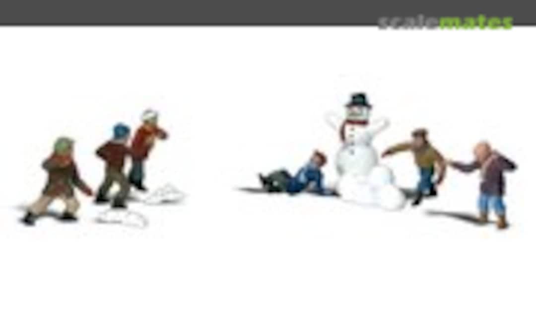 1:87 SNOWBALL FIGHT (Woodland Scenics A1894)