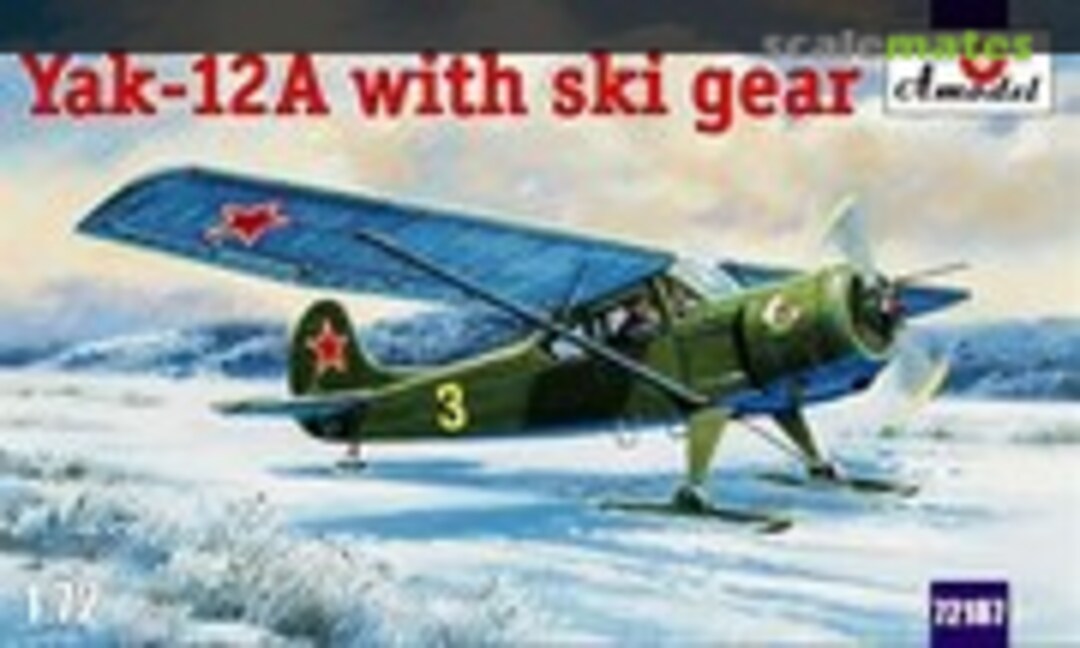 1:72 Yakovlev Yak-12A with Ski Gear (Amodel 72187) 72187