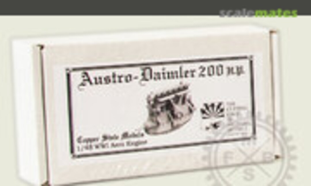 1:48 WWI Aero Engine - Austro-Daimler 200 H.P. (Copper State Models E48012) E48012