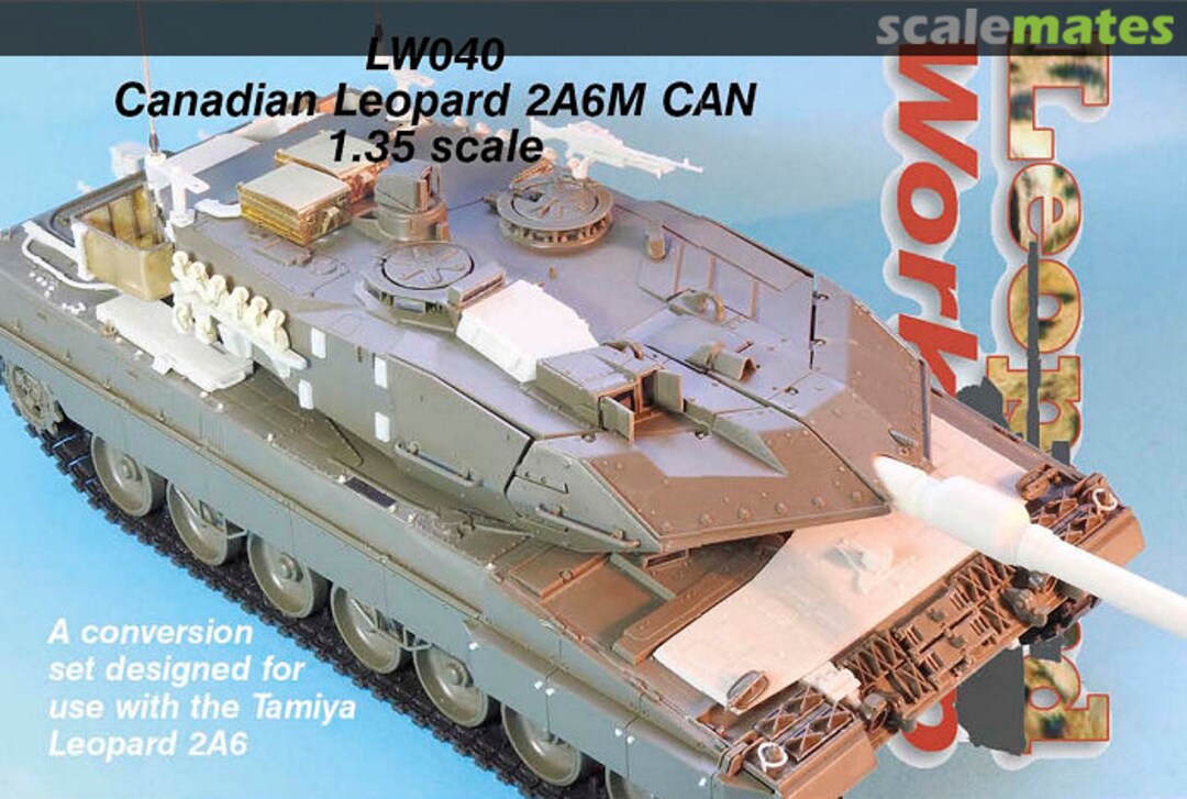 Boxart Canadian Leopard 2A6M CAN Conversion Set LW040 Leopard Workshop Boxart Canadian Leopard 2A6M CAN Conversion Set LW040 Leopard Workshop