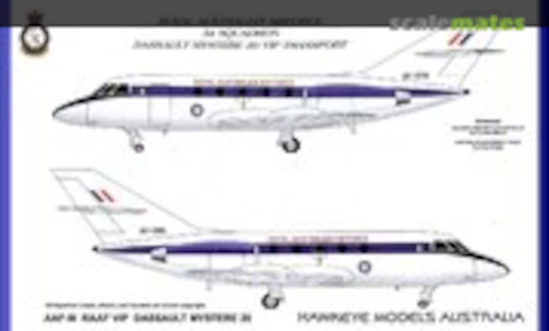 1:72 RAAF, Dassault Mystere 20, 34 Sqn. VIP Transport (Hawkeye Models AAF-081) AAF-081