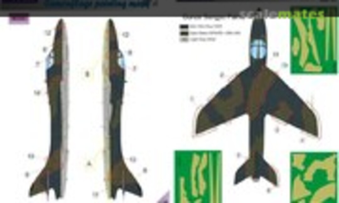 1:32 Hawker Hunter T.Mk.7/8 in RAF service Camouflage Painting Mask (LF Models M3252) M3252