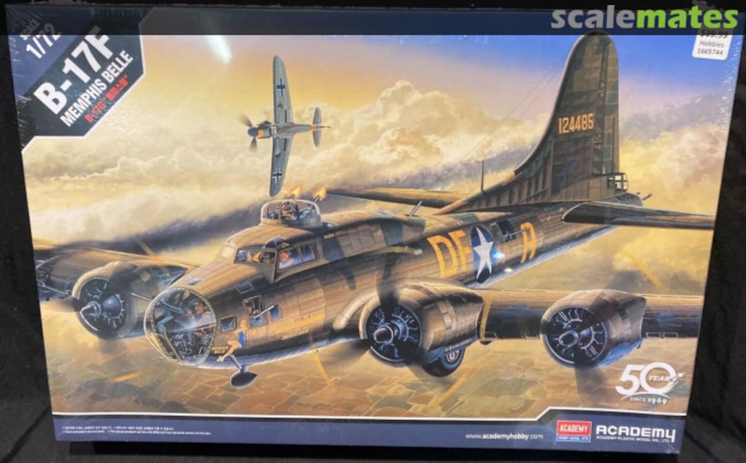 Boxart B-17F Memphis Belle 12495 Academy Boxart B-17F Memphis Belle 12495 Academy