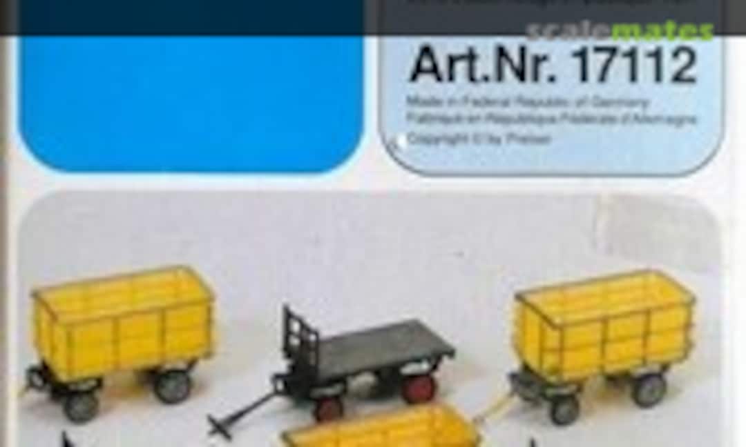 1:87 Postal carts (Preiser 17112)