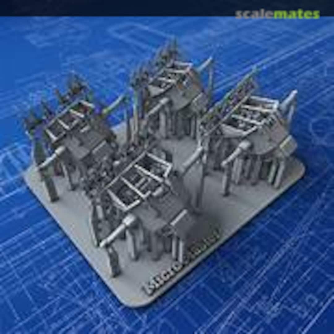 Boxart Royal Navy HACS Mk.III* with Type 285 Radar x 4 MM0706P Micro Master