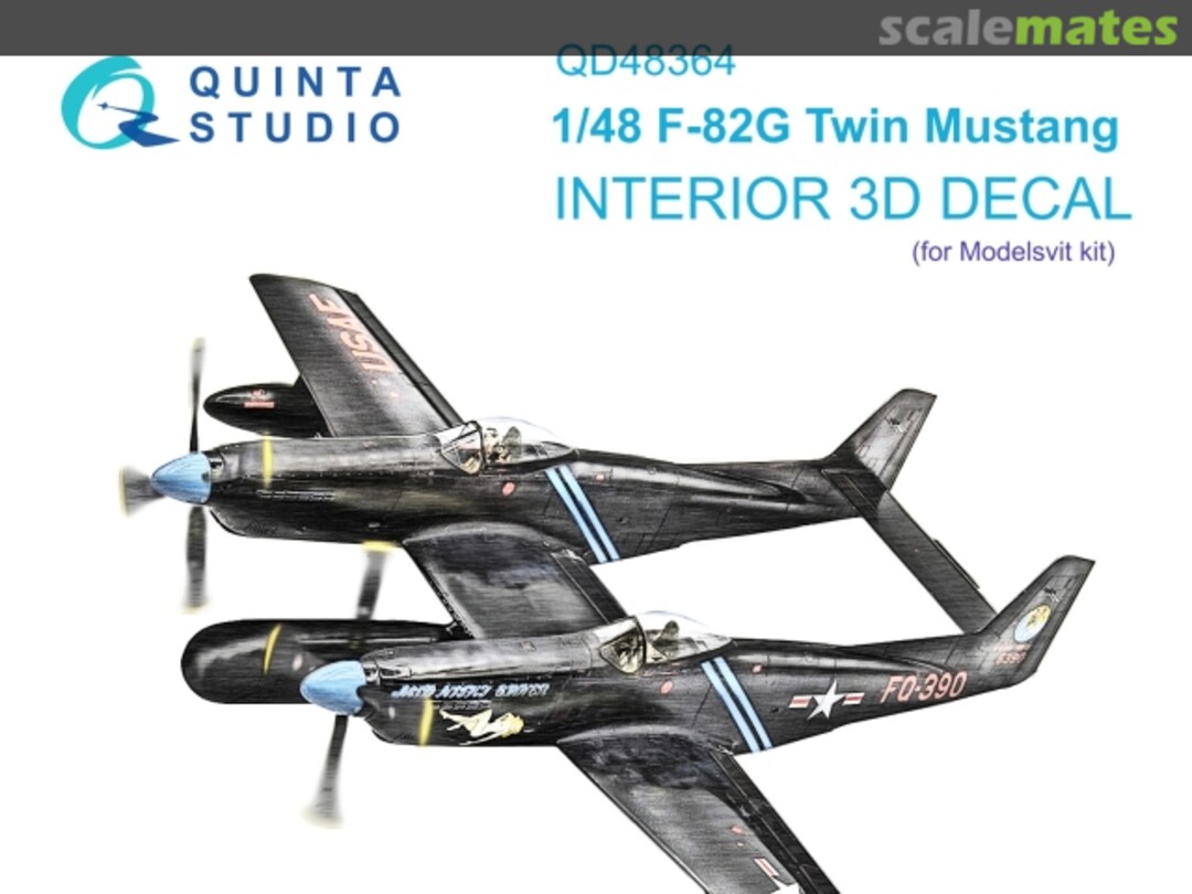 Boxart F-82G interior 3D decals QD48364 Quinta Studio Boxart F-82G interior 3D decals QD48364 Quinta Studio