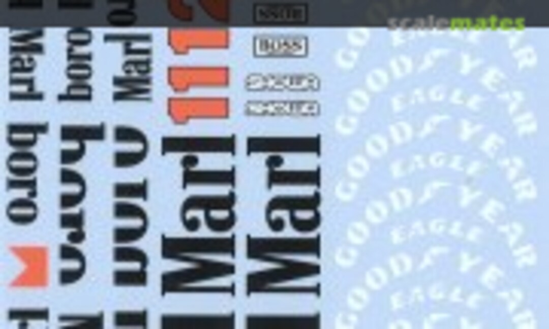 1:12 McLaren Honda MP4/4 McLaren Racing Limited Team sponsored by Marlboro - 1988 (Tabu Design 12094) 12094