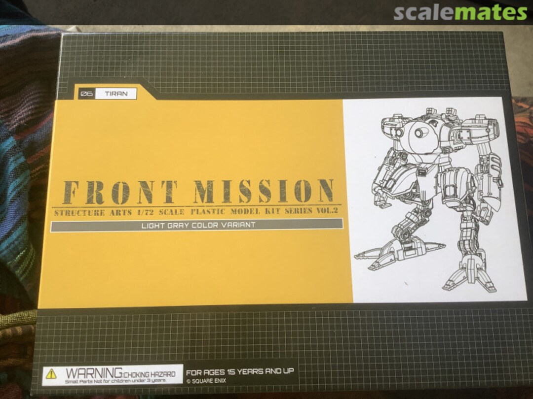 Boxart Front Mission Structure Arts Tiran  Square Enix