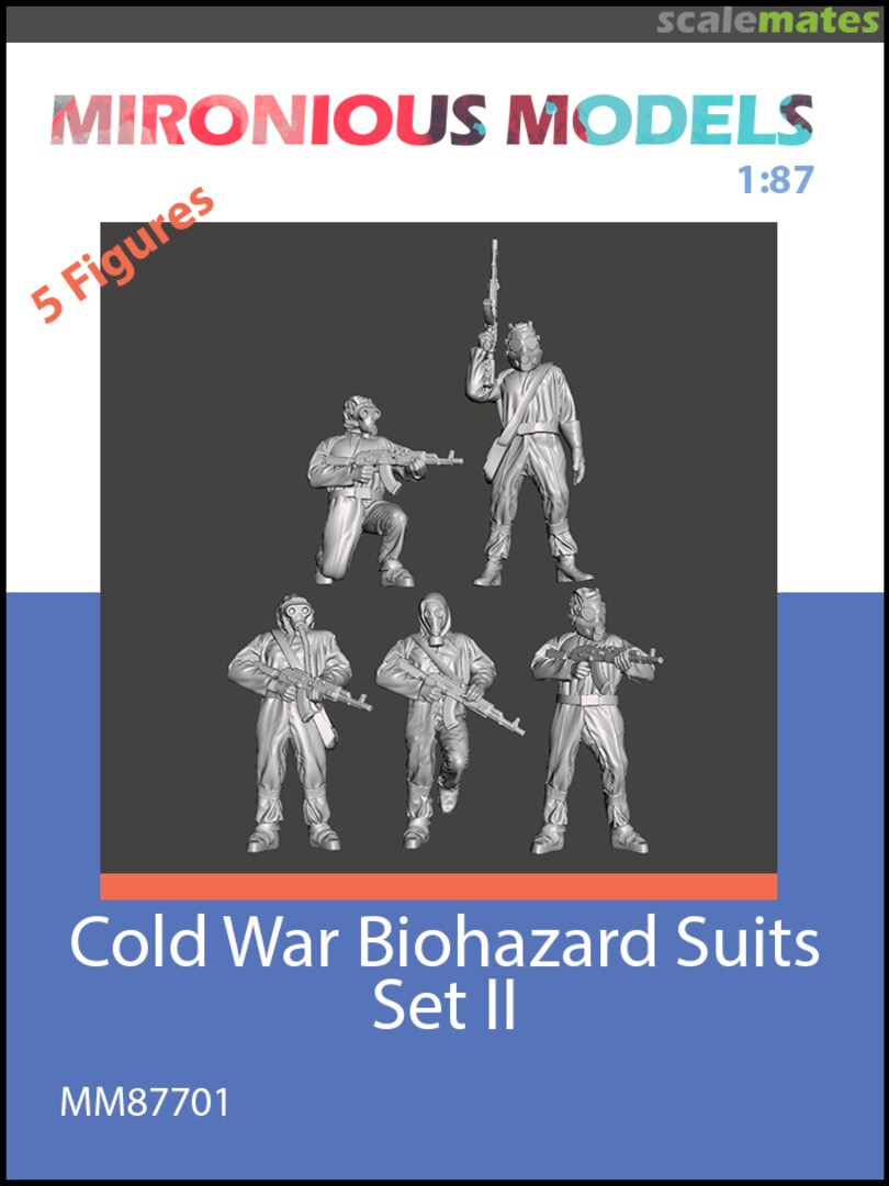 Boxart Cold War Biohazard Suits Set II MM87701 Mironious Models Boxart Cold War Biohazard Suits Set II MM87701 Mironious Models
