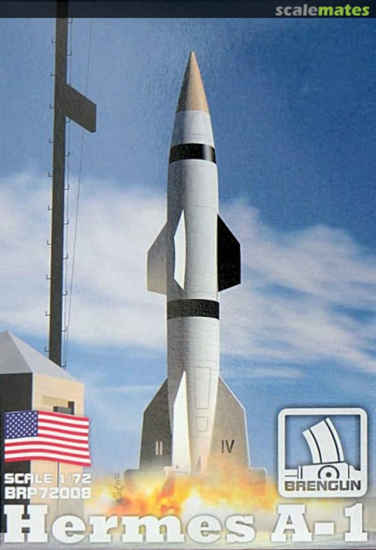 Boxart Hermes A-1 rocket BRP72008 Brengun