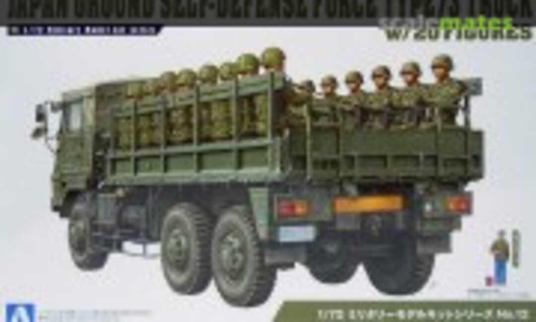 1:72 JGSDF Type 73 Truck w/20 Figures (Aoshima 012093)