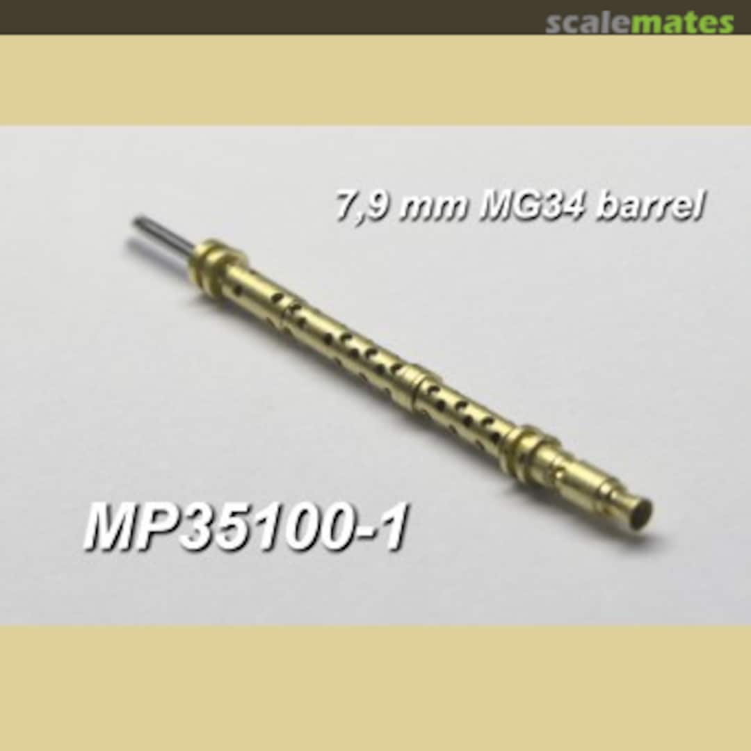 Boxart 7,9 mm MG34 barrel with perforated cover. MP35100-1 Model Point Boxart 7,9 mm MG34 barrel with perforated cover. MP35100-1 Model Point