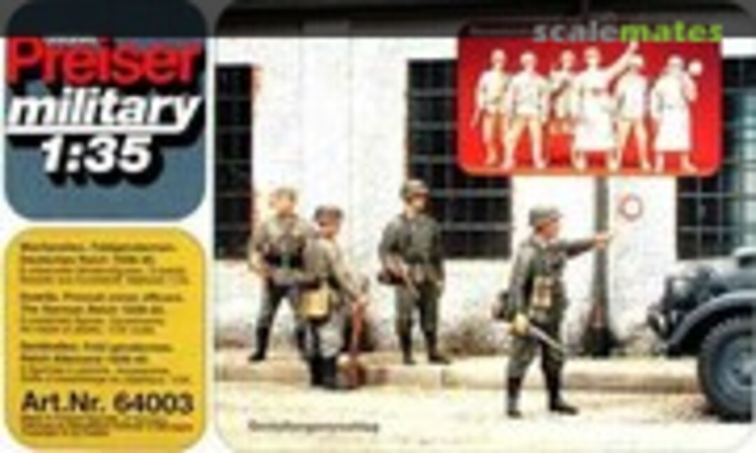 1:35 Wachtposten, Feldgendarmen (Preiser 64003) 64003