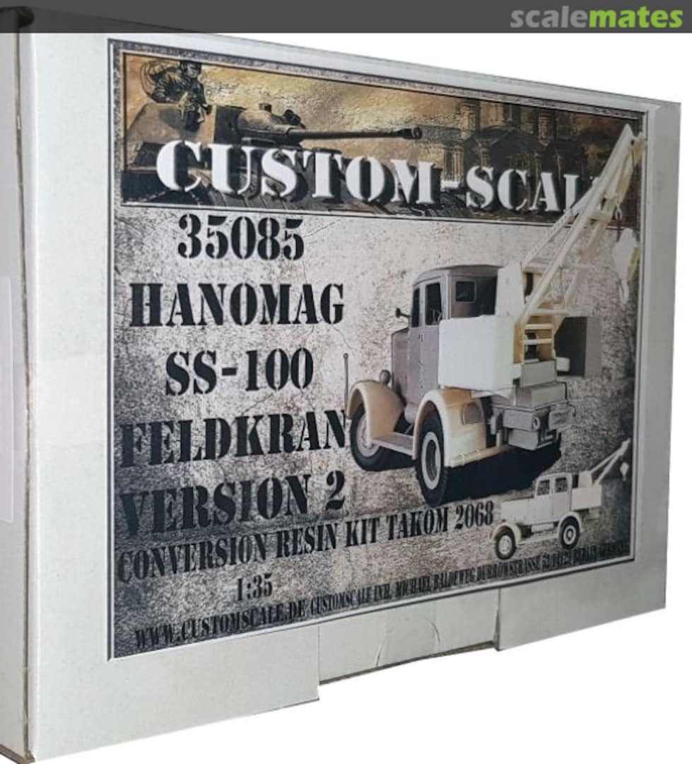 Boxart Hanomag SS-100 Feldkran Version 2 35085 Custom-Scale Boxart Hanomag SS-100 Feldkran Version 2 35085 Custom-Scale