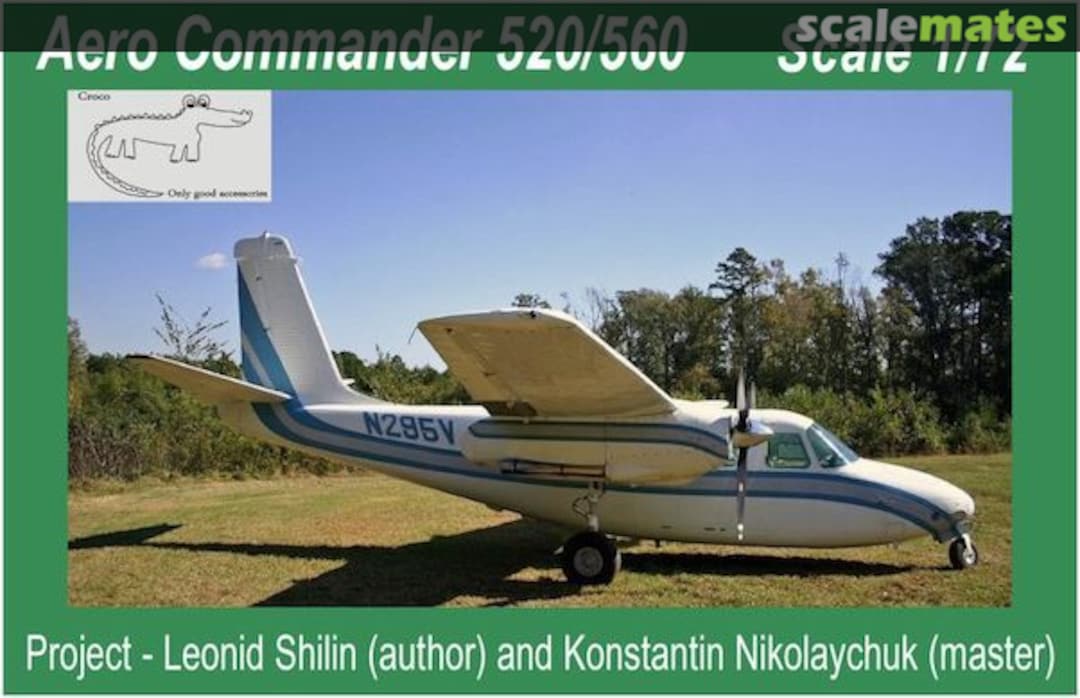 Boxart Aero Commander 520/560 CMD7210 Croco Models Boxart Aero Commander 520/560 CMD7210 Croco Models