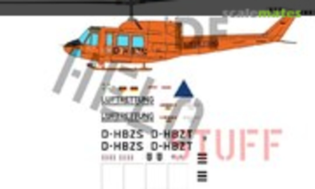 1:72 Bell 212 "Luftrettung Bundesministerium des Innern" (DF HeloStuff DF11272) DF11272